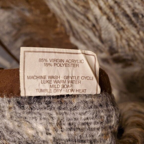 Vtg Biederlack Native American Eagle Throw Blanket Reversible 58 x 76 USA - Picture 4 of 4